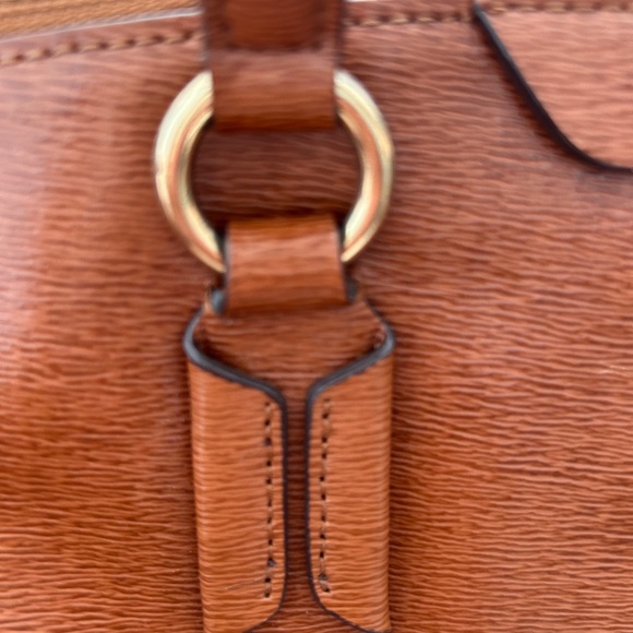 Lauren Ralph Lauren Large zipper Tote, caramel brown - Picture 9 of 16